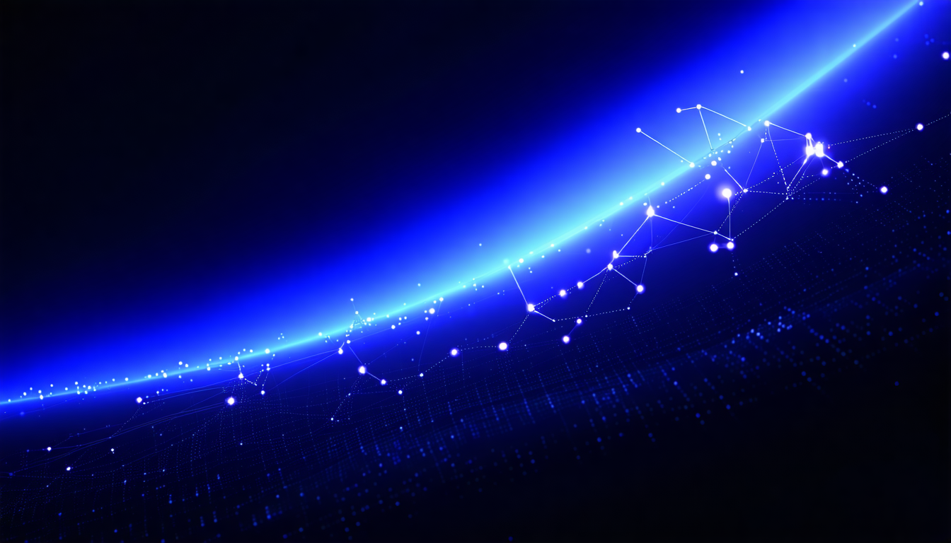 Satellite connecting to IoT devices on the ground, illustrating 3GPP Release 17 non-terrestrial network architecture