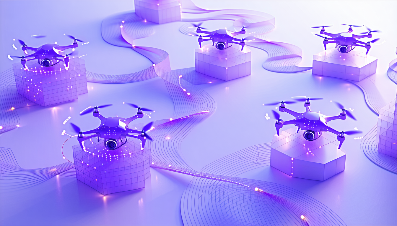 Data model diagram for tracking drone assets, flights, and maintenance in fleet management software